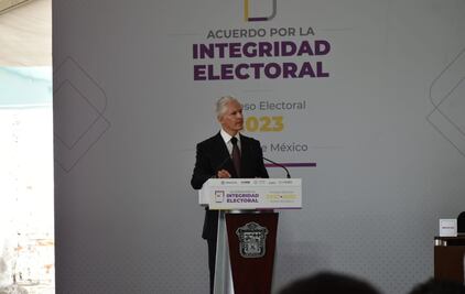 Alfredo del Mazo se compromete a que proceso electoral se desarrolle en paz y certeza
