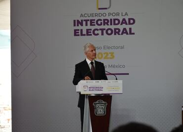 Alfredo del Mazo se compromete a que proceso electoral se desarrolle en paz y certeza