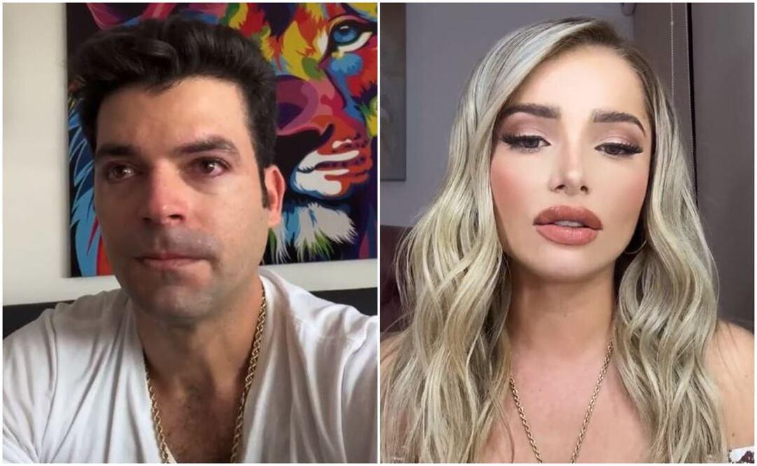 Adrián Di Monte y su ex, la actriz Sandra Itzel, intercambairon mensajes en redes sociales sobre su polémica separación.