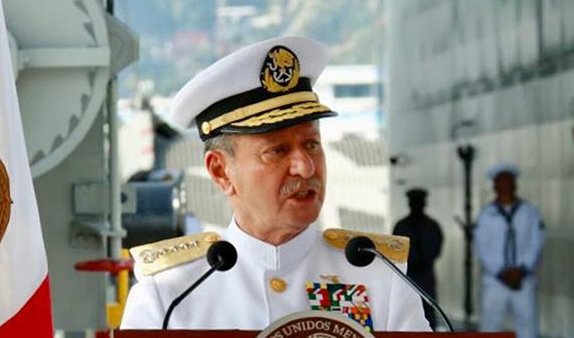 El almirante José Rafael Ojeda Durán, titular de la Marina, expresó que “¡A México se le respeta!” y que nuestro país es una nación libre, independiente y soberano
