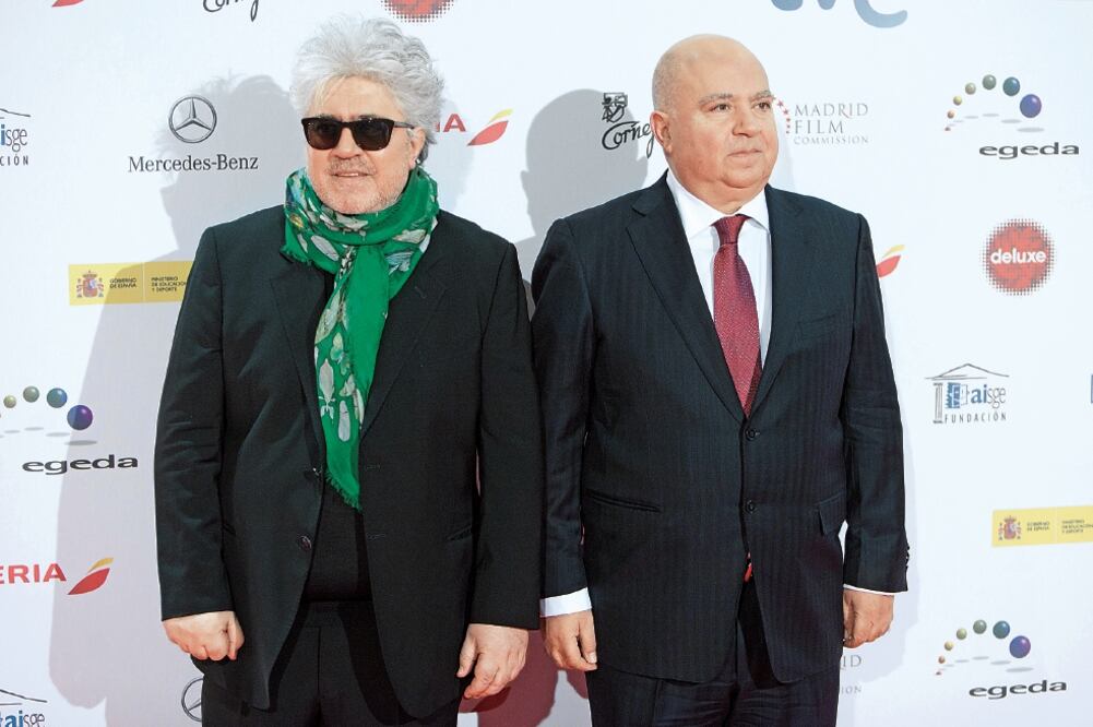 Los hermanos Pedro y Agustín Almodóvar pospusieron las entrevistas previstas para ayer en Madrid con motivo del estreno, esta semana, de Juliet a , la nueva película de El Deseo (ARCHIVO EL UNIVERSAL)