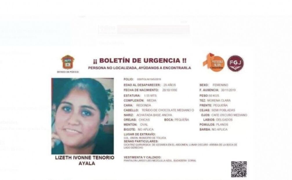 Reportan desaparición de tres mujeres en el Valle de Toluca 