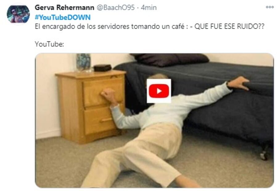 No era el módem... caída de YouTube deja corajes y memes