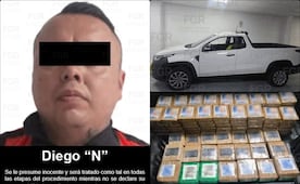 Vinculan a proceso a conductor detenido con 217 kilos de cocaína en Tlalpan; lo ingresan al Reclusorio Preventivo Varonil Sur