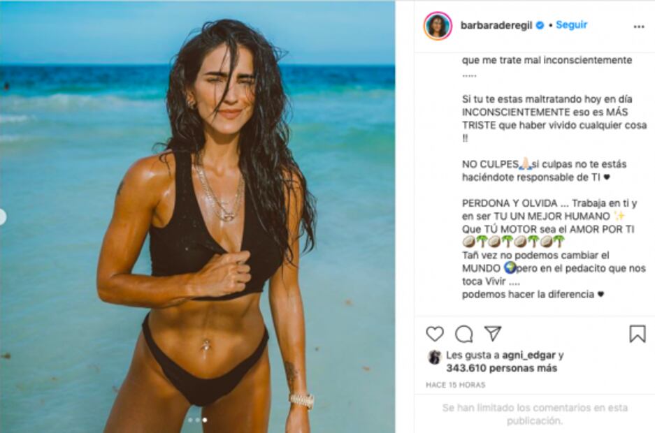 Bárbara de Regil muestra su figura de impacto en bikini negro