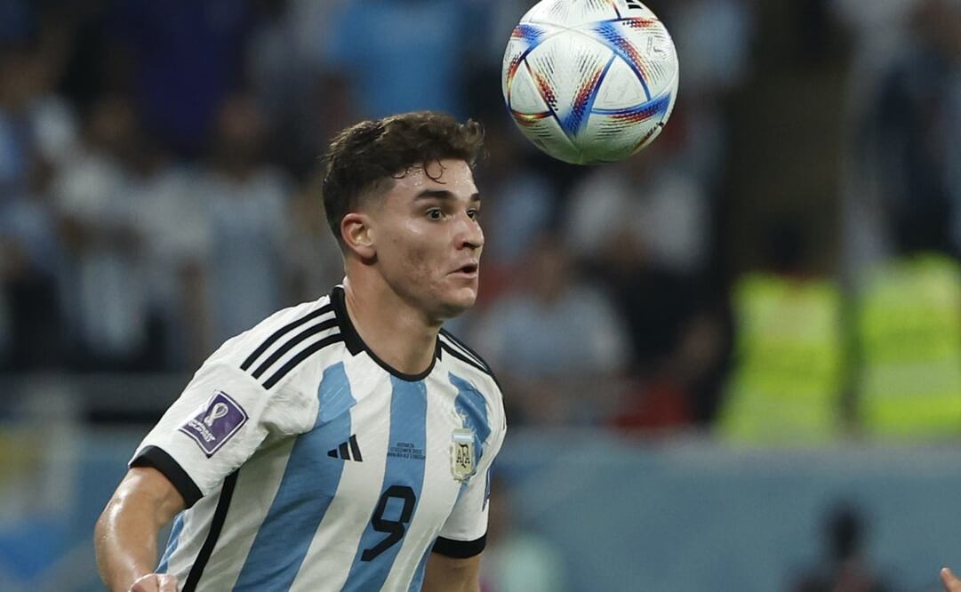 Julián Álvarez en la semifinal / FOTO: ESPECIAL