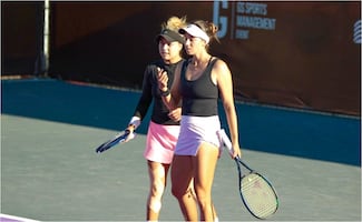 Renata Zarazúa y Marián Gómez Pezuela caen en dobles y el Mérida WTA 500 se queda sin representación mexicana