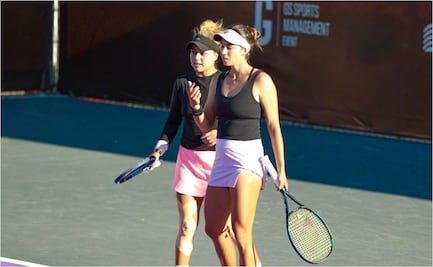 Renata Zarazúa y Marián Gómez Pezuela caen en dobles y el Mérida WTA 500 se queda sin representación mexicana