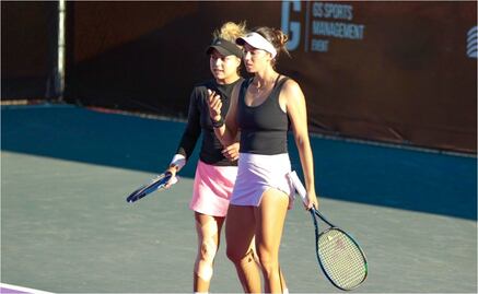 Renata Zarazúa y Marián Gómez Pezuela caen en dobles y el Mérida WTA 500 se queda sin representación mexicana