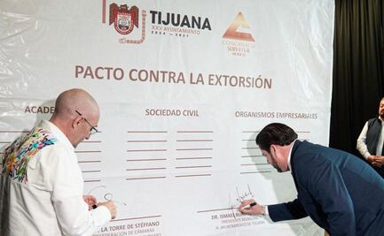Tijuana se integra a la Estrategia Nacional contra la Extorsión; firman acuerdo con sector empresarial