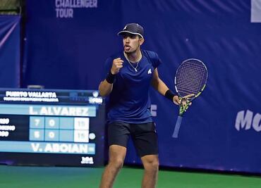 Luis Carlos Álvarez quiere ser recordado como un guerrero; representa a la nueva generación del tenis mexicano