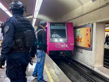 FOTOS: Tras un ataque en la estación Tacubaya, la seguridad aumentó en el Metro