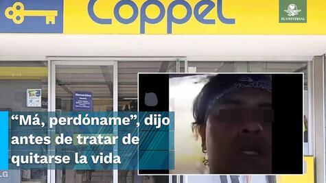 Por deuda, prende fuego a Coppel y lo transmite en vivo