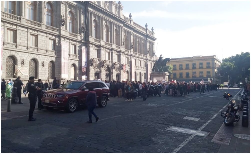 Manifestantes CDMX. Foto: Especial