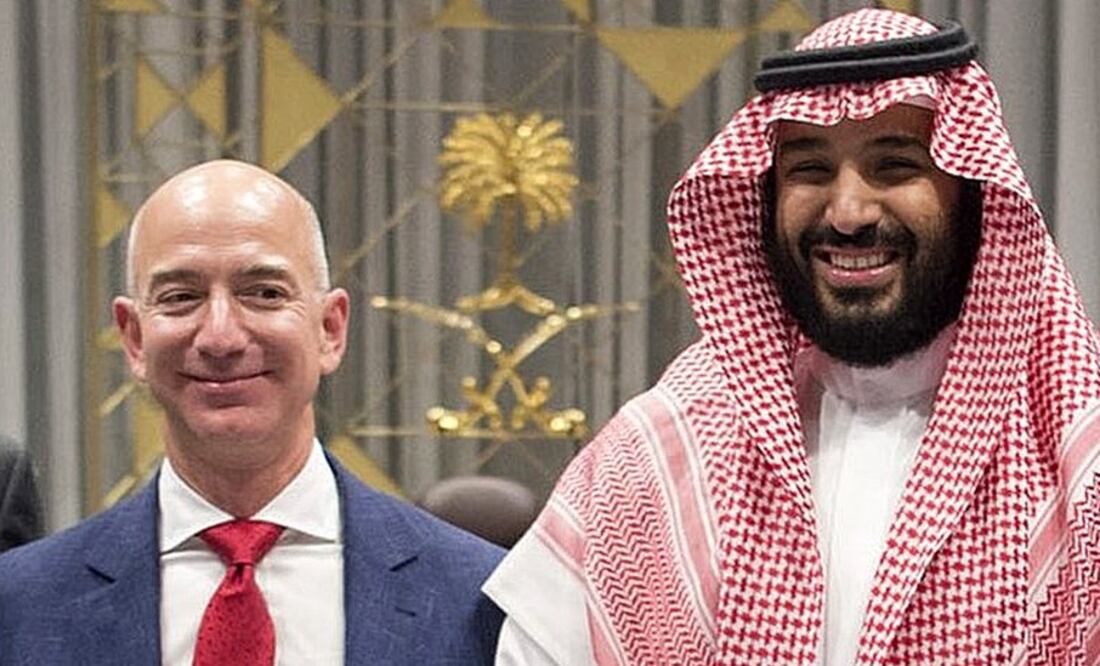 El directivo de Amazon sostuvo una conversación con el príncipe heredero de Arabia Saudita