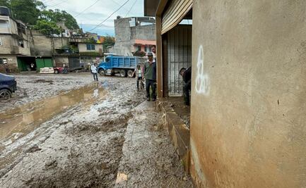 Aplican Plan DN-III-E tras desbordamiento de río en Tejupilco que dejó 300 viviendas dañadas
