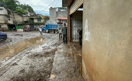 Aplican Plan DN-III-E tras desbordamiento de río en Tejupilco que dejó 300 viviendas dañadas