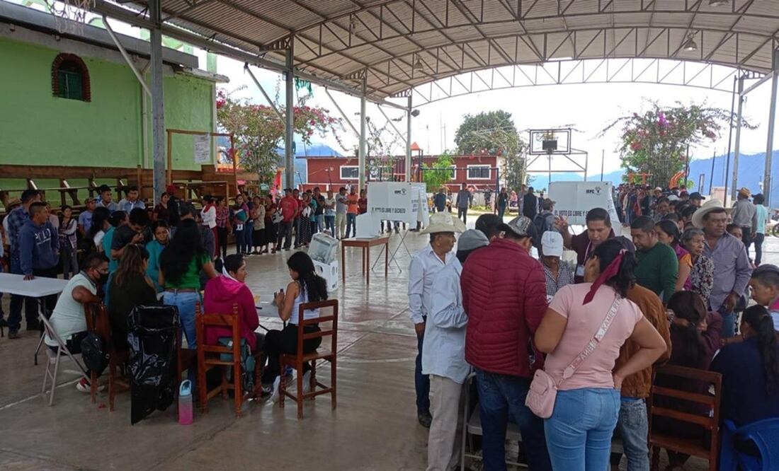Elección extraordinaria en Chicomuselo, Chiapas, transcurre en calma con alta participación ciudadana. Foto: IEPC