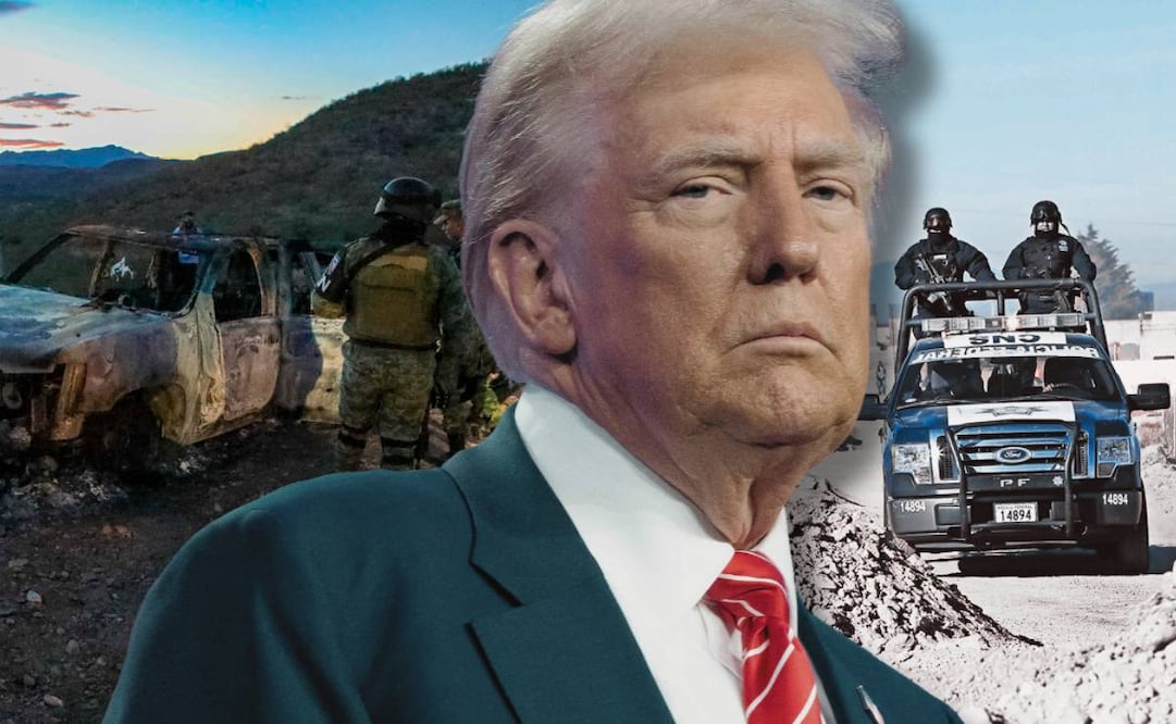Donald Trump dijo que designaría a los cárteles mexicanos como organizaciones terroristas extranjeras el pasado 22 de diciembre. Imagen: Especial.