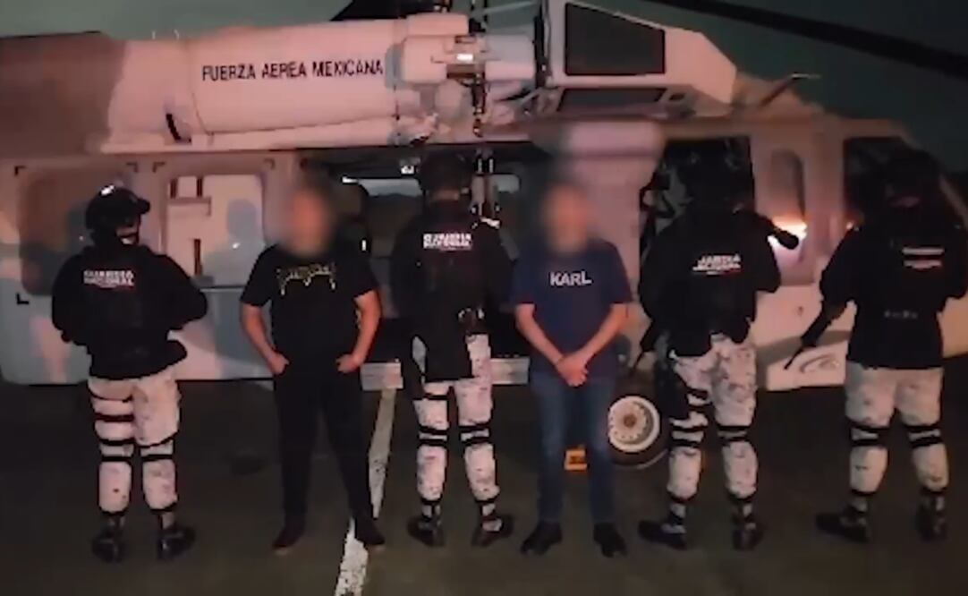 Operadores del mencho detenidos. Foto: Especial