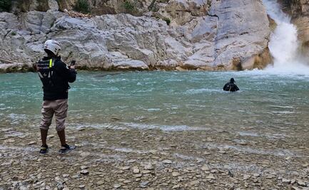 Encuentran ahogado a hombre desaparecido en el paraje El Salto en Nuevo León