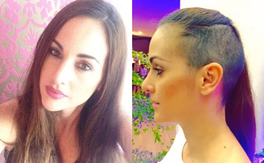 En la grabación se reproducen una serie de fotos donde la modelo muestra su drástico cambio. FOTO: Especial