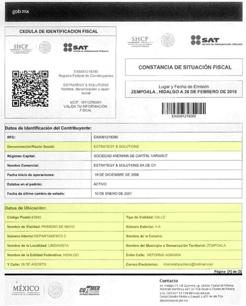 Nuevo error en Cultura: da otro domicilio fantasma para justificar compra de petates