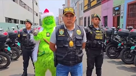 Video: El Grinch que robó la Navidad a presuntos integrantes de una banda de narcotraficantes peruanos