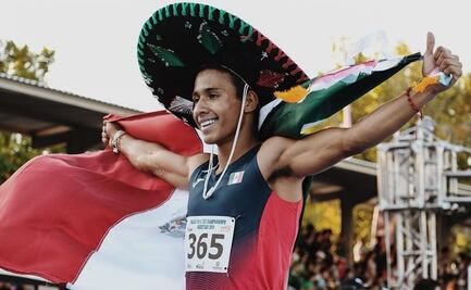 Luis Avilés se lleva la plata y récord para México en mundial de atletismo 
