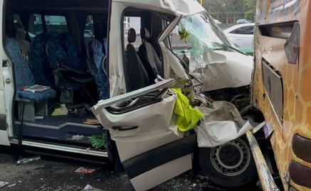 Camión que transportaba estudiantes choca contra vehículo en la alcaldía Álvaro Obregón; hay varios lesionados
