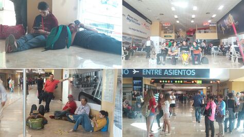 Reportan caos en aeropuerto de Hermosillo por desvío de vuelo