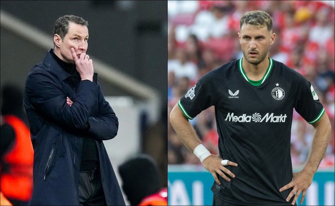 Entrenador de Santiago Giménez impediría su llegada al Milan; “Me gustarúa retenerlo” / FOTOS: @Feyenoord y @Santigim11