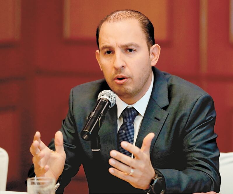 Requerimiento. Marko Cortés pidió al gobierno federal un programa económico para apoyar a empresas. ARCHIVO EL UNIVERSAL