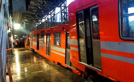 Cae trabajador a vías del Metro durante retiro de trenes