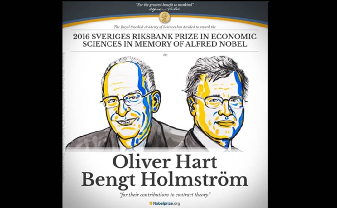 Oliver Hart y Bengt Holmström (@NobelPrize)