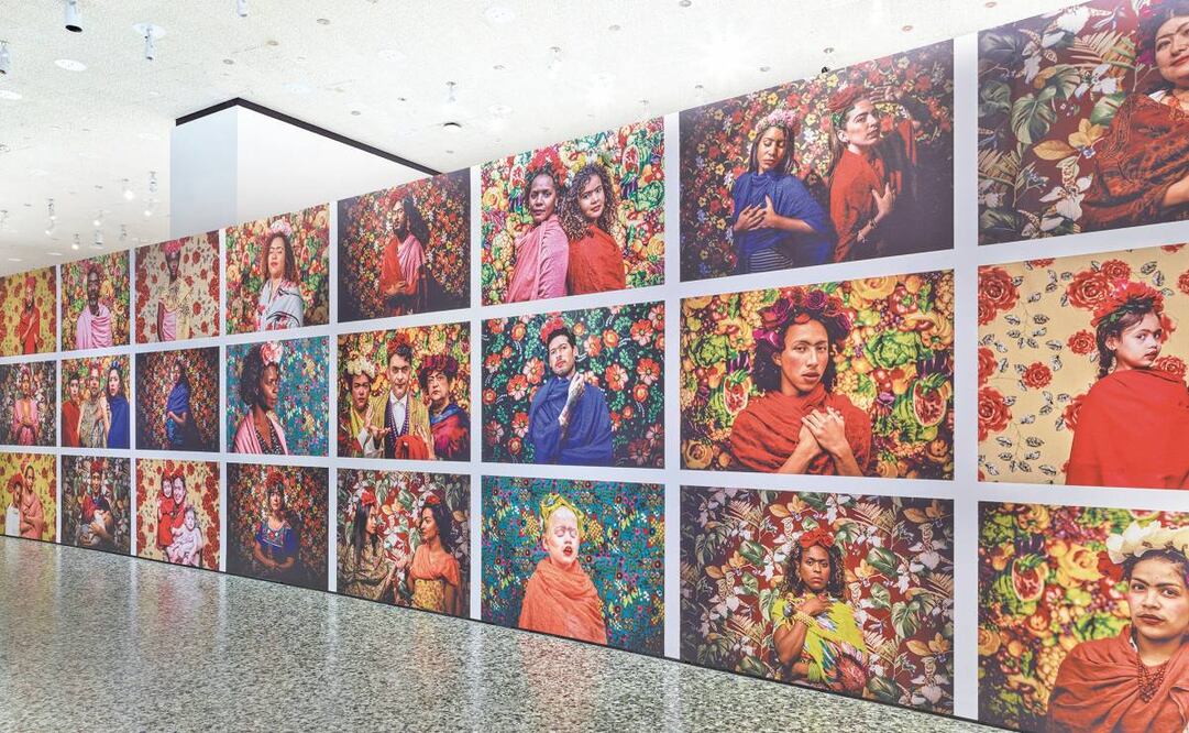 La obra Todos podem ser Frida (Todos pueden ser Frida), de la brasileña Camila Fontenele de Miranda, es parte de la muestra del Museo de Bellas Artes de Houston, Frida The Making of an Icon (Frida: la creación de un ícono). Foto: MFAH