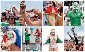 ¡Con la selección! Luchadores de la Triple A luchan con la camisa de la selección 