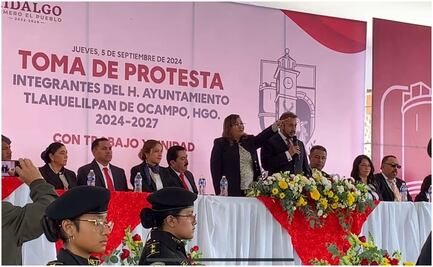 Rinden protesta 83 presidentes municipales en Hidalgo