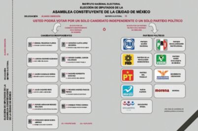 Independientes impugnan diseño de boletas electorales 
