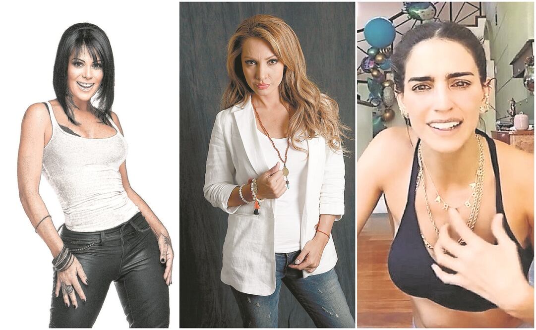 Alejandra Guzmán, Paty Navidad y Bárbara de Regil. Fotos: Archivos