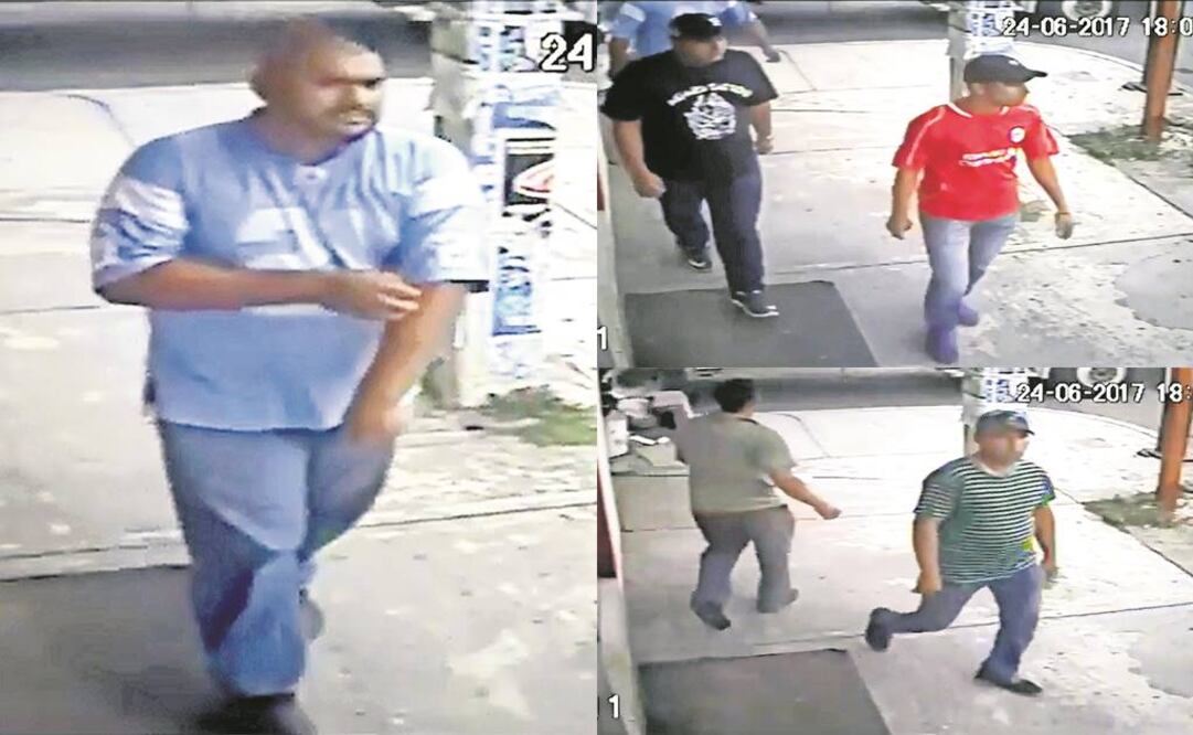 Acecho. En el video difundido por el gobierno de Veracruz se ve la llegada de los cuatro presuntos homicidas del comisionado de la PF, Juan Camilo Castagné, al restaurante La Barba, en Cardel, municipio de La Antigua (IMÁGENES TOMADAS DE VIDEO)