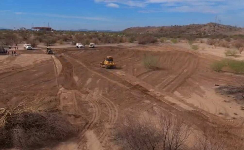 Construcción de Viviendas del Bienestar en Sonora (21/08/2025). Foto: Especial