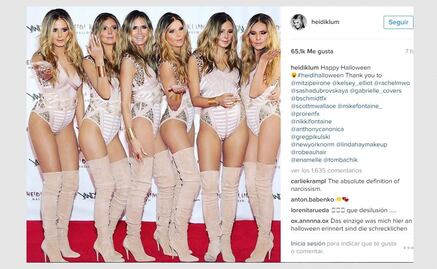 Heidi Klum sorprende con su disfraz de Halloween