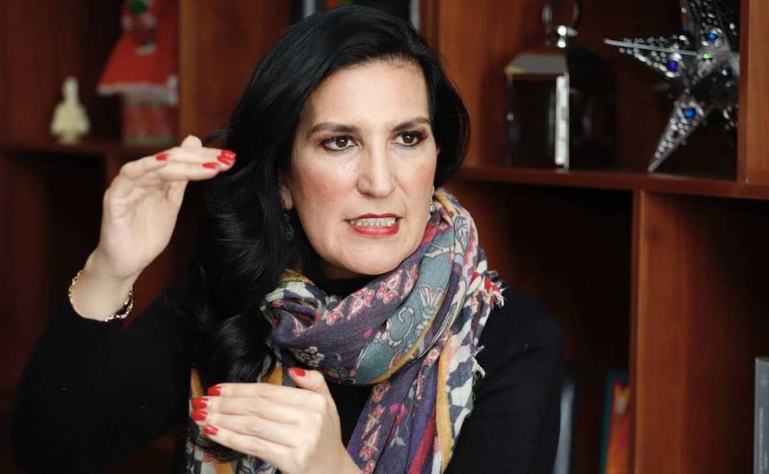 Kenia López Rabadán, vicecoordinadora de la bancada del Partido Acción Nacional en el Senado de la República. Foto: EL UNIVERSAL