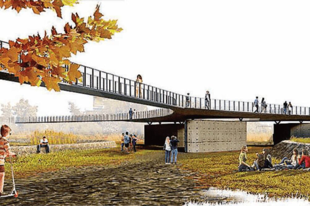 Una vez que se haya construido, así lucirá el parque hídrico La Quebradora. (ESPECIAL)