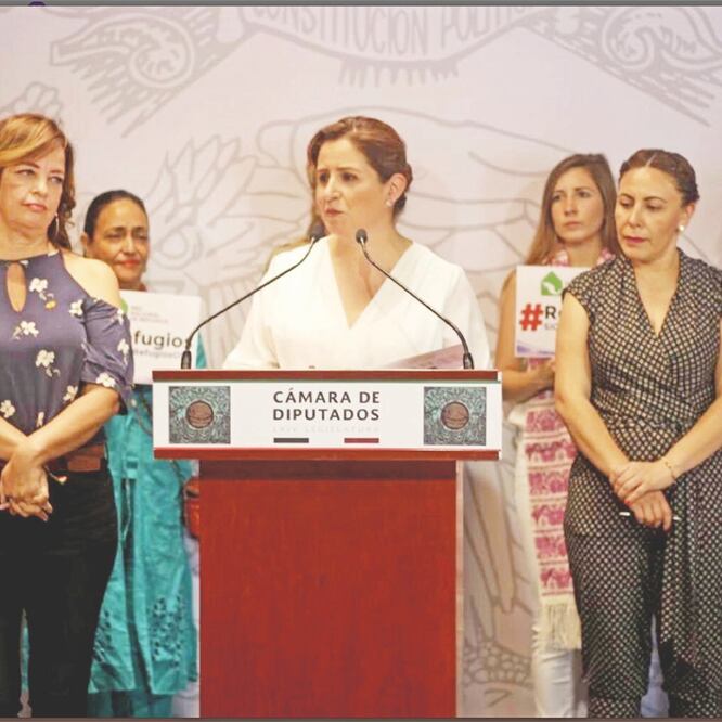 La diputada Martha Tagle dijo que no se puede cambiar de manera discrecional el destino de los recursos para refugios de mujeres agredidas. TOMADA DE TWITTER