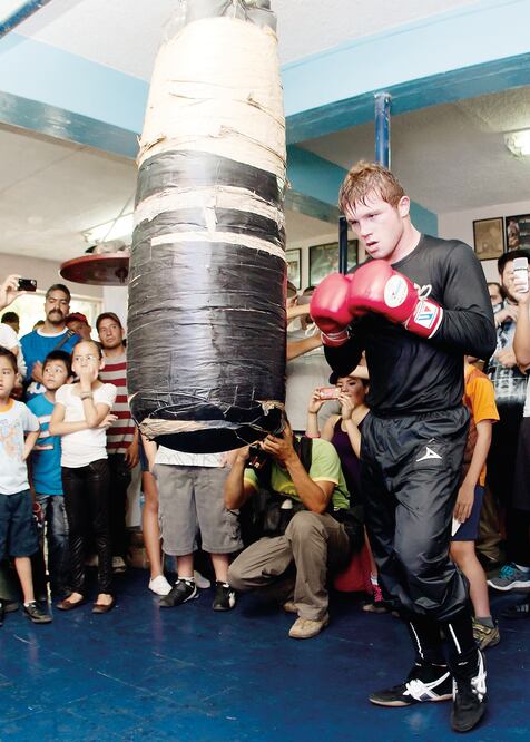 Tras una intensa preparación, ‘Canelo’ Álvarez llegó a la ‘Capital del Juego’, proveniente de San Diego (ARCHIVO. EL UNIVERSAL)