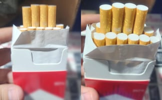 Aseguran en aduana de AICM más de 2 millones de cigarrillos apócrifos; provenían de Bangkok, Tailandia