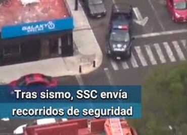 SSC despliega unidades de recate para recorridos de seguridad en la CDMX