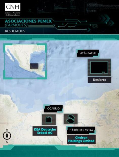 Alemanes, socios con Pemex en farmout "Ogarrio"